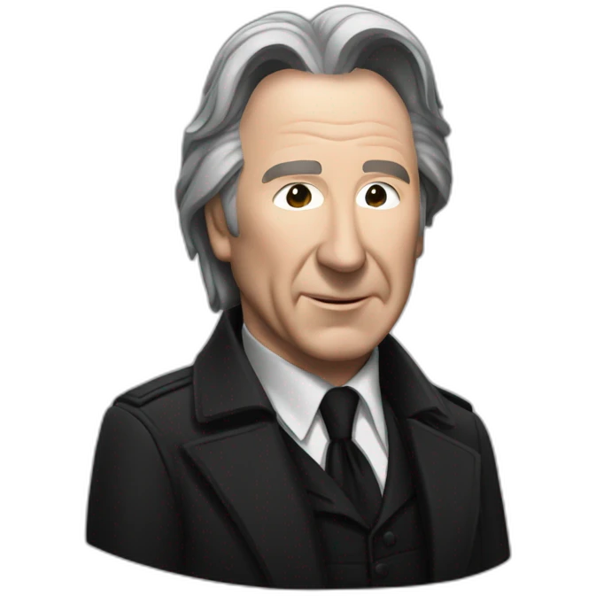 Alan rickman from die hard movie emoji