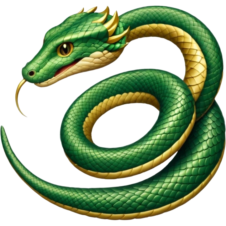 Ouroboros (snake eating its tail) emoji
