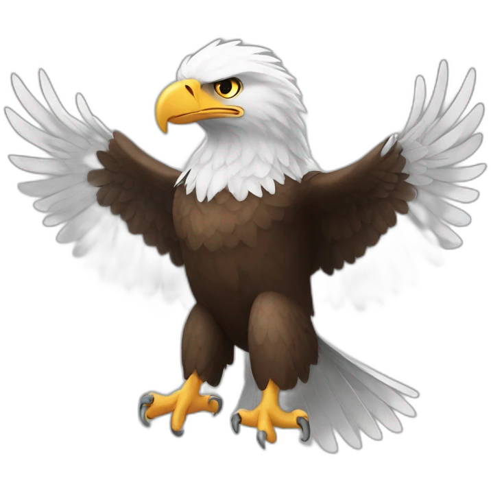 eagle with open wings emoji