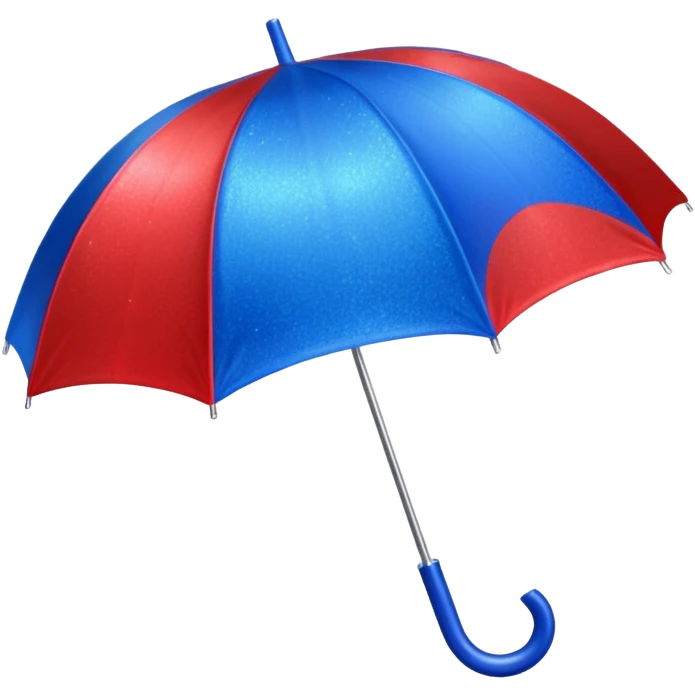 glitter red and blue umbrella resident evil emoji