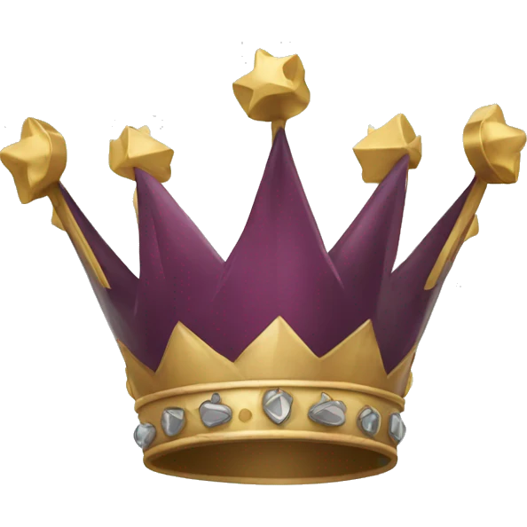 Four point crown emoji