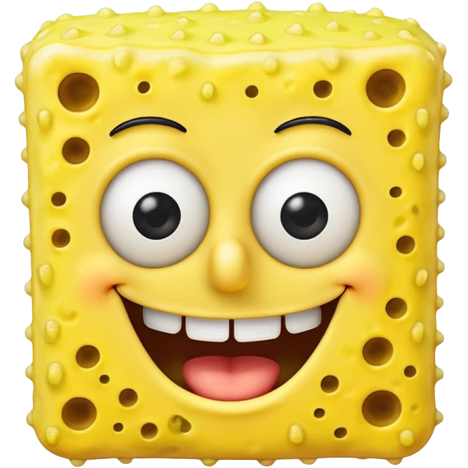 spongebob smiling with teeth emoji