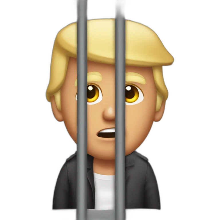 trump-in-jail-cell emoji