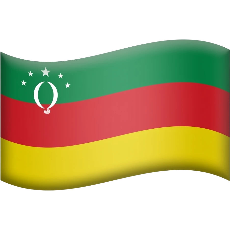 Tschetschenische Flagge emoji