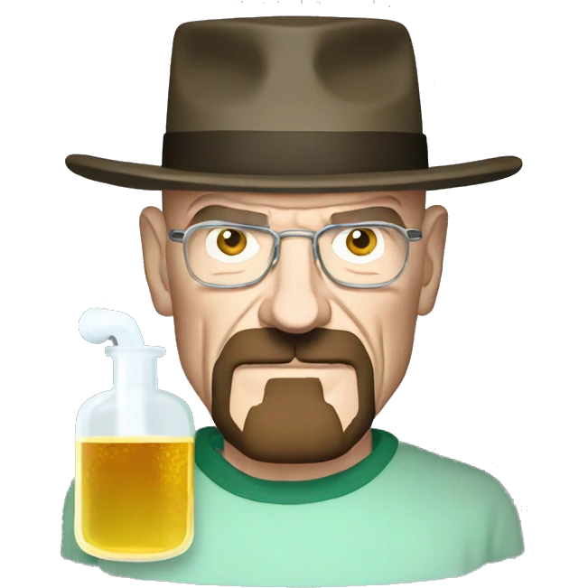 Walter white with Bong emoji
