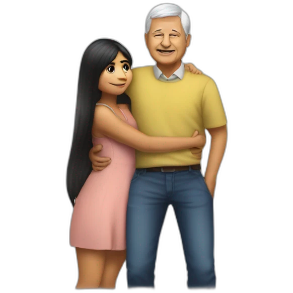 mia khalifa neckline hugging to Andres Manuel Lopez Obrador fronted emoji