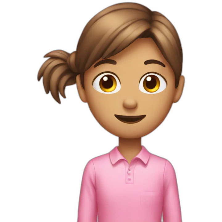 Homework pink emoji
