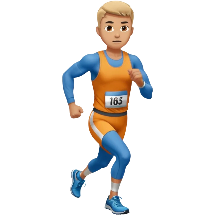 runner finishing a race emoji