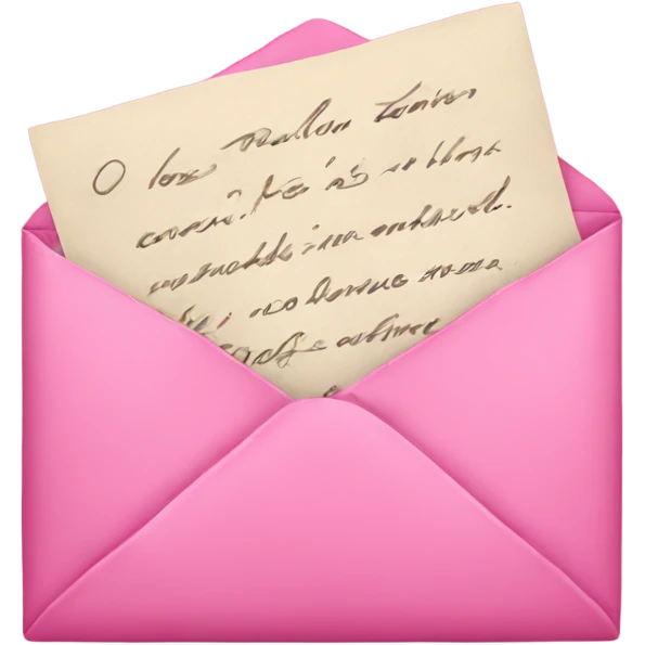 love letter pink emoji