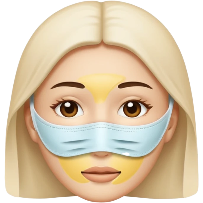 aesthetic facial face mask emoji  emoji