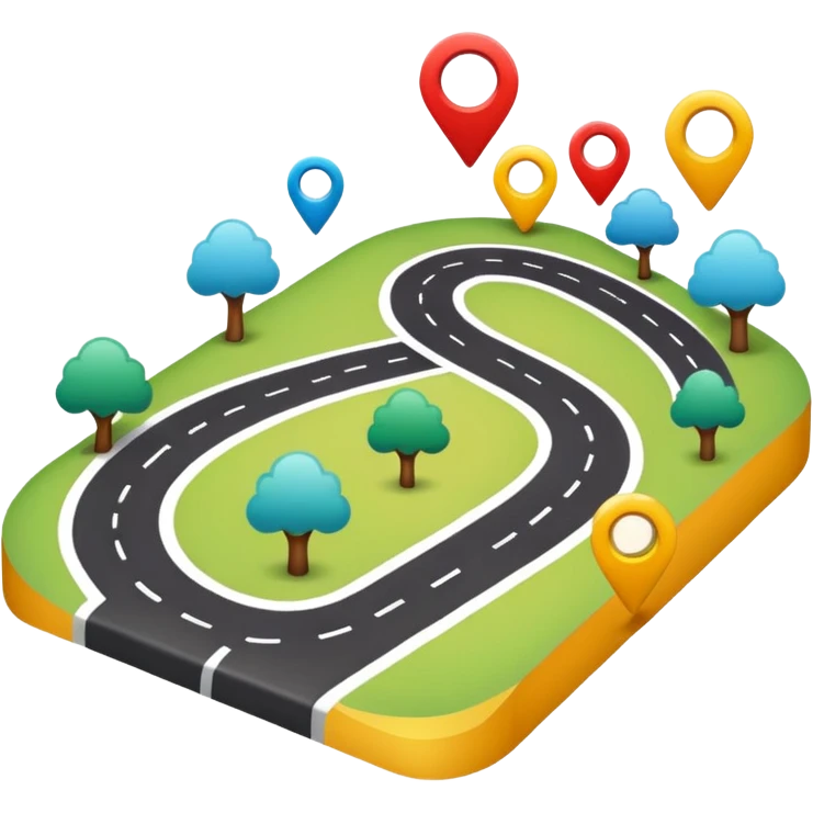 roadmap for business presentation emoji
