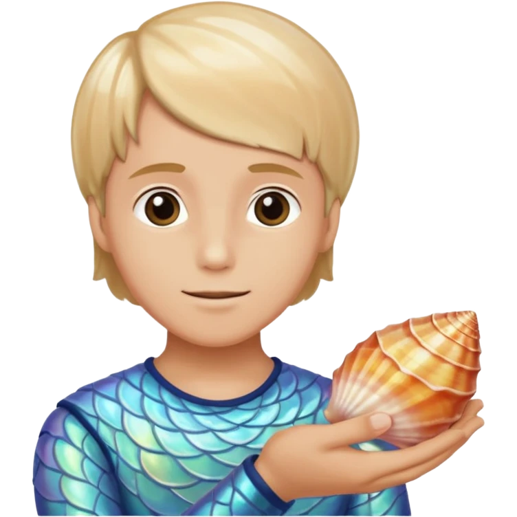 Attack On Titan, the seashell Armin found in the sea  emoji