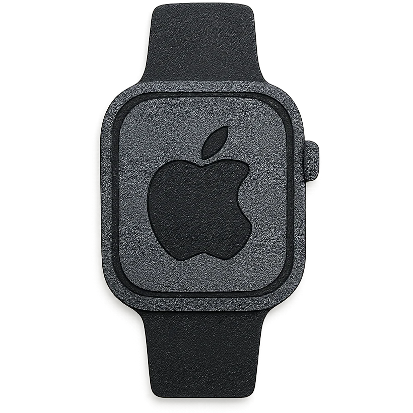black apple watch emoji