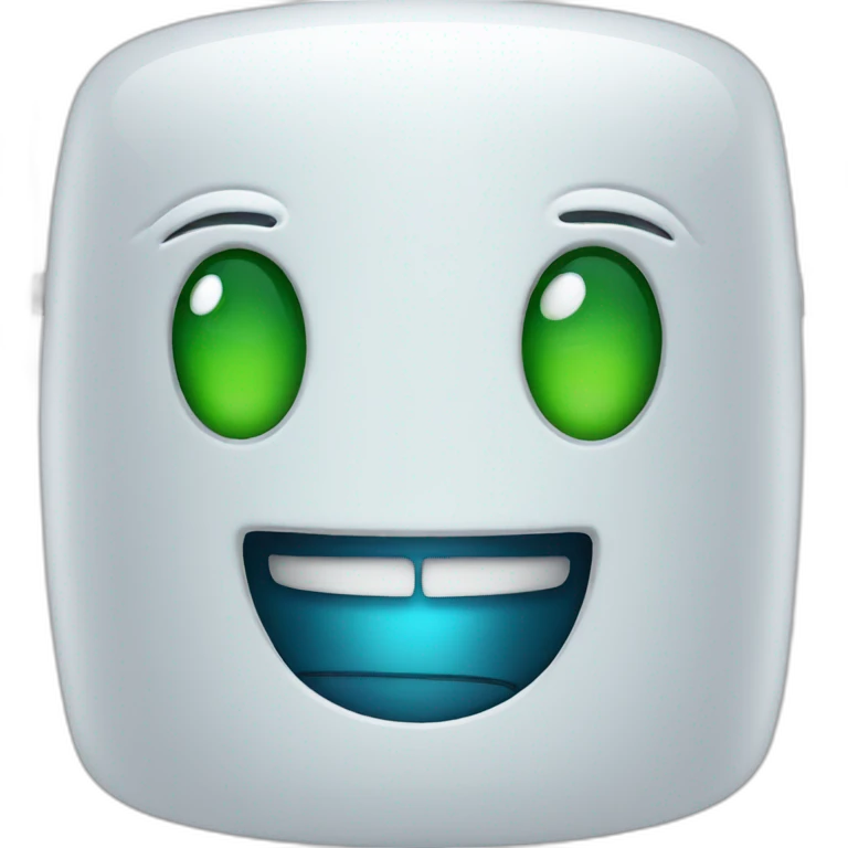 Roboter smile apple emoji
