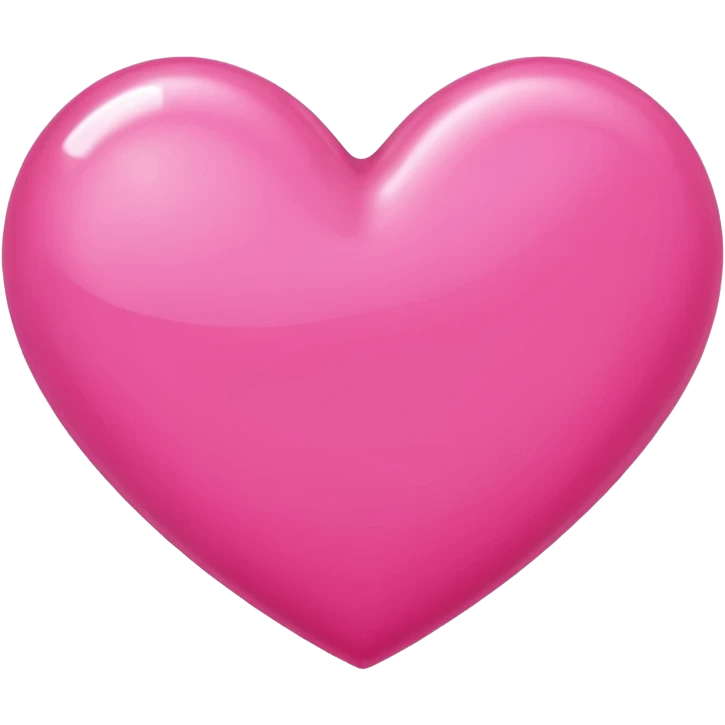 Pink heart letter emoji