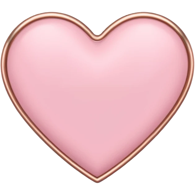 I need a pink and rose gold Heart emoji emoji