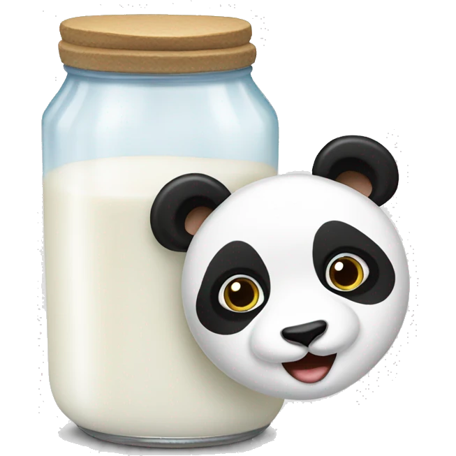 panda milk emoji