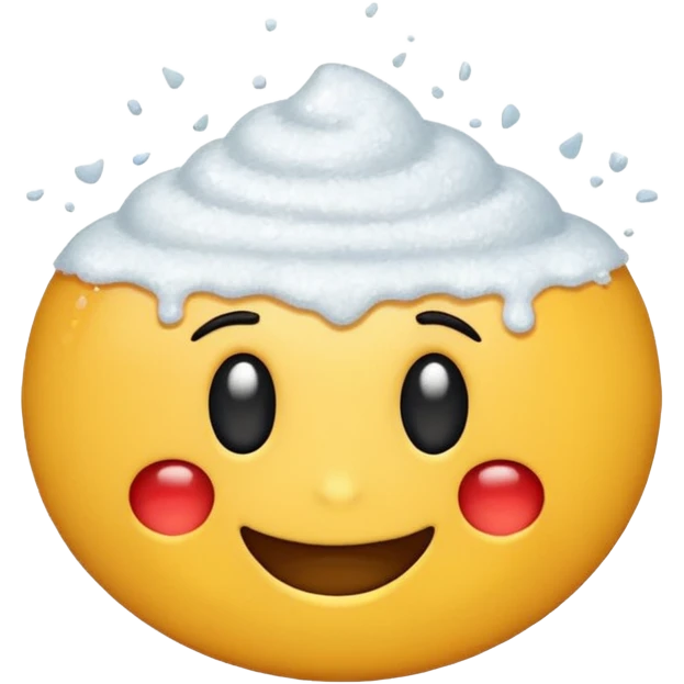 Happy emoji with salt  emoji