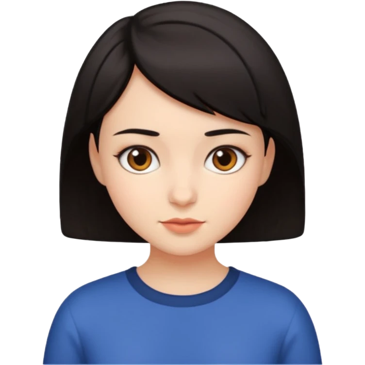 Chica con pelo corto  emoji