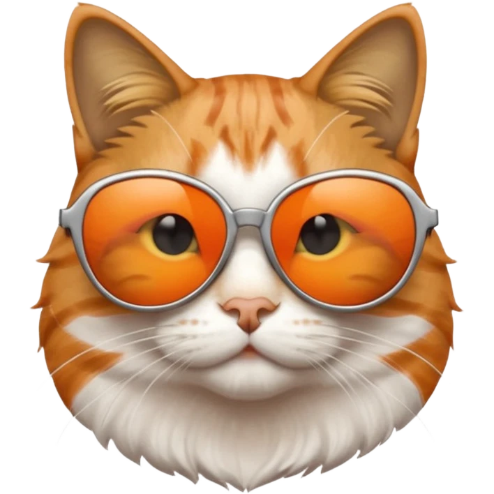 Cat wearing sunglasses emoji