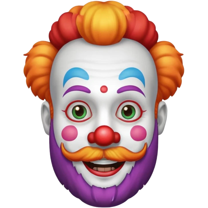clown with beard emoji