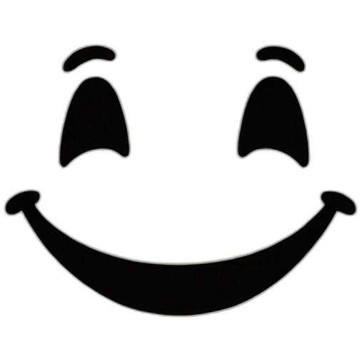 Fabric with a smile emoji
