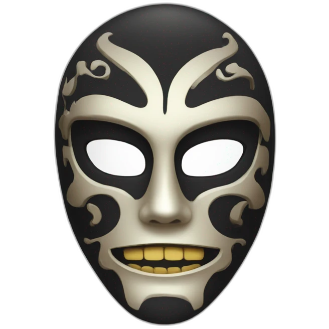 Masque fête des mort emoji