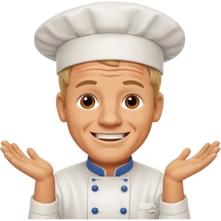 Gordon Ramsay cheerful emoji