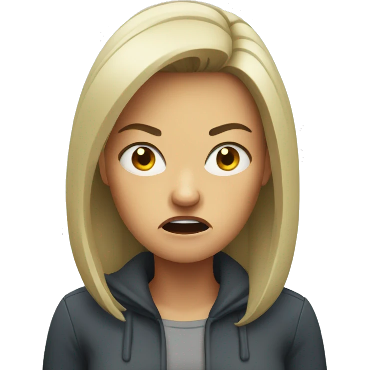 Angry woman emoji