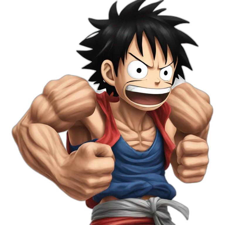 Monkey d Luffy gear 5 emoji
