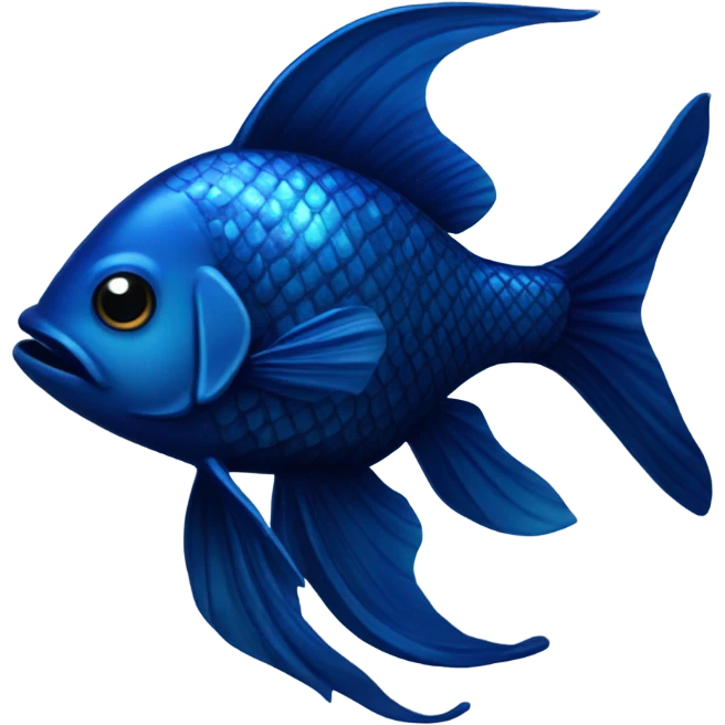 dark blue fish emoji