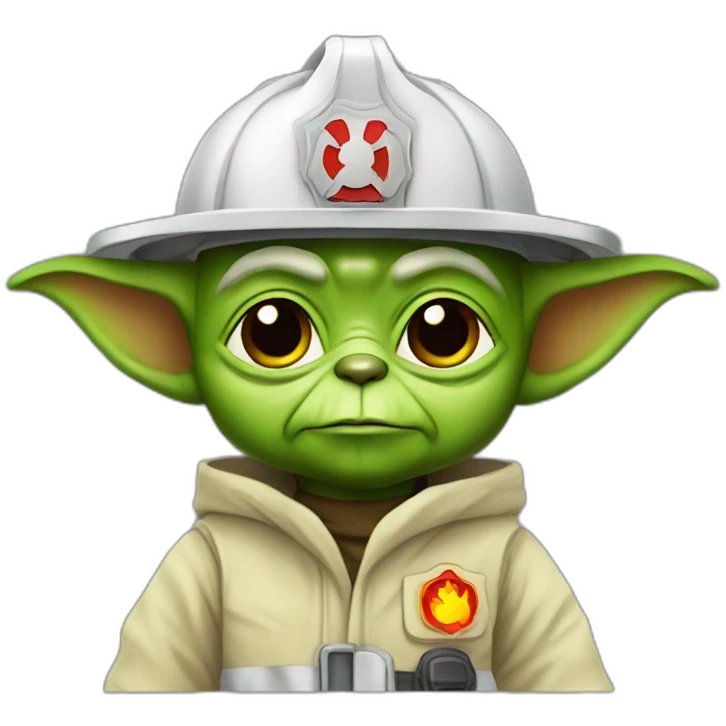 yoda-firefighter-colorful emoji