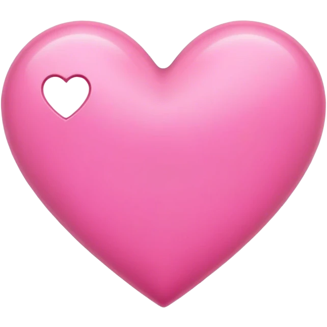 Pink heart emoji