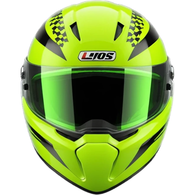 ate a Florecent green heart emoji as the same patterns as Lando Norris's helmet emoji