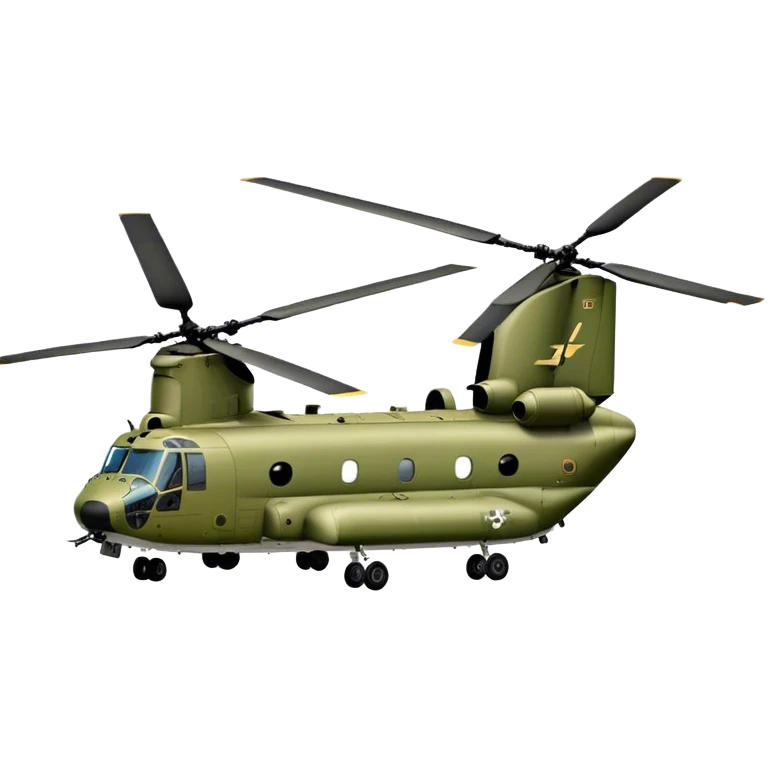 CH-47 Chinook Helicopter - boeing emoji