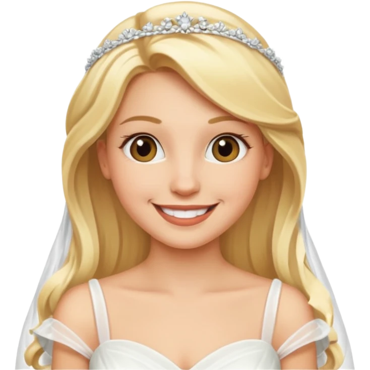 blonde bride emoji