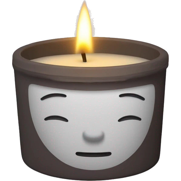 3 wick candle  emoji
