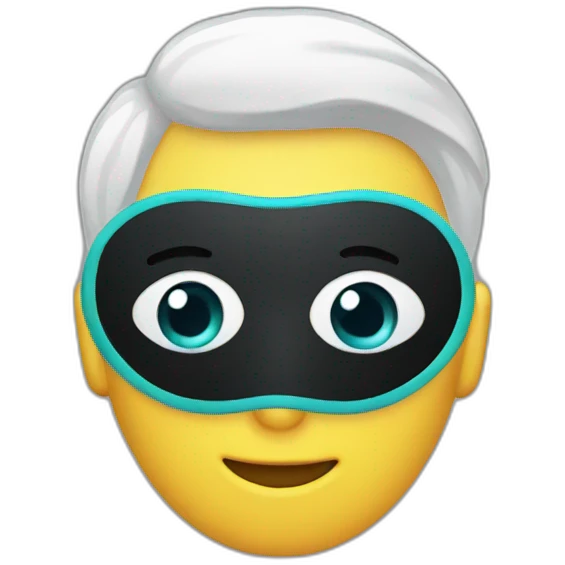 eye mask emoji