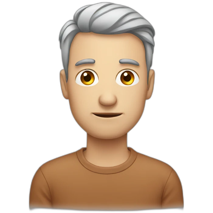 man with cognitive disorder emoji