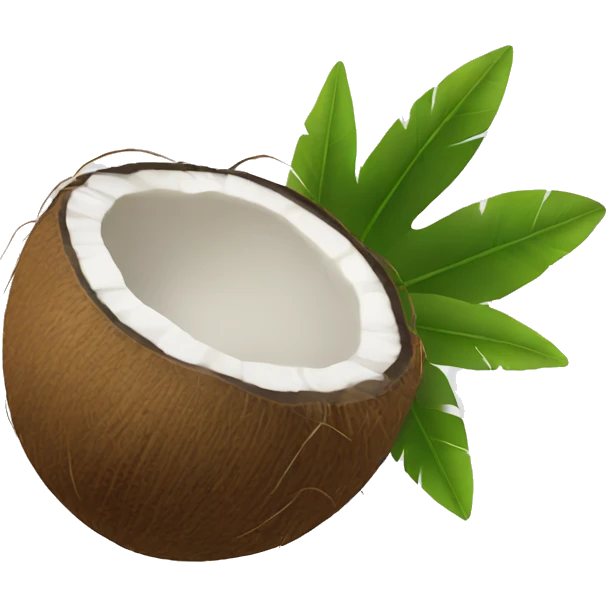 open coconut emoji
