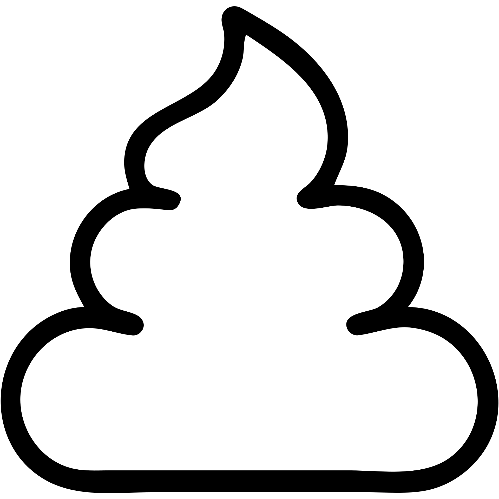 poo icon, outlined, modern, black lines, no fill emoji