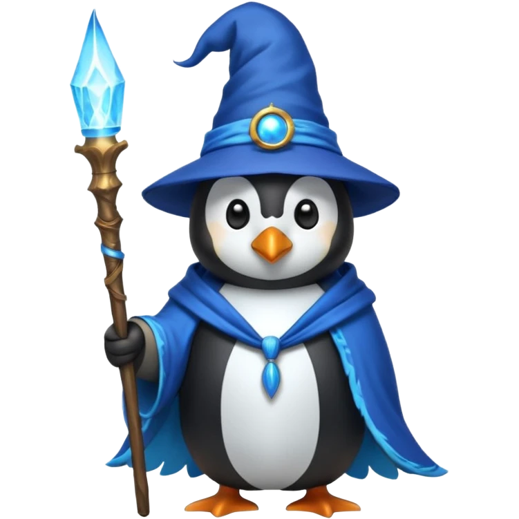 Penguin Wizard emoji