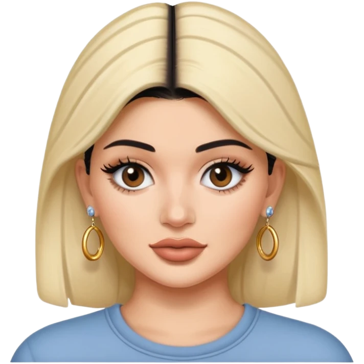 kylie jenner wear earrings emoji