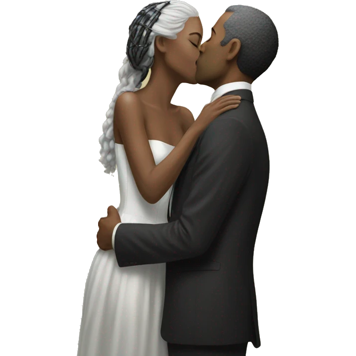 The kiss painting  emoji