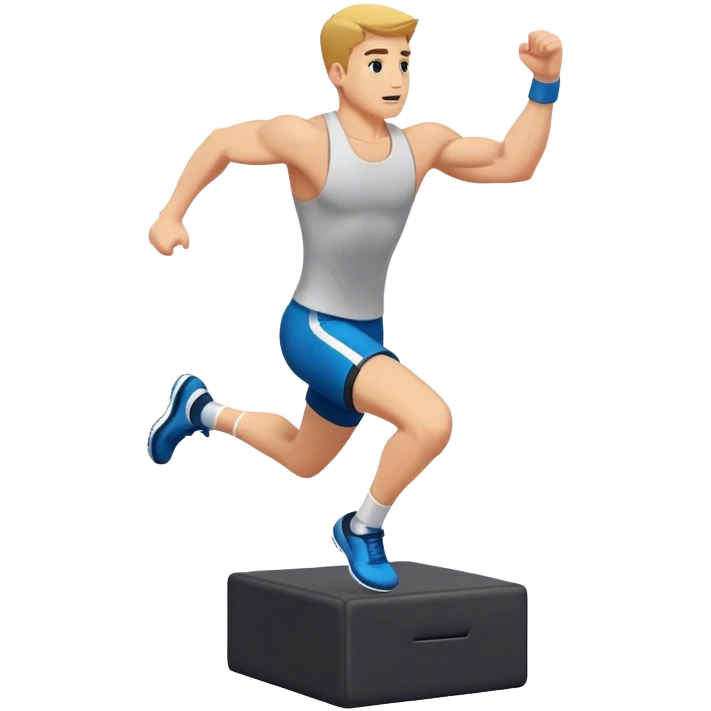 plyo-box-jump exercise side-view emoji