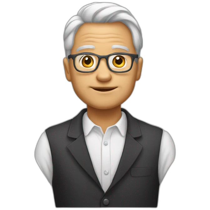 Homme de 19 ans habillé comme un grand père  emoji