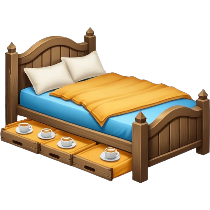 Creer une emoji de un lit cassé  emoji