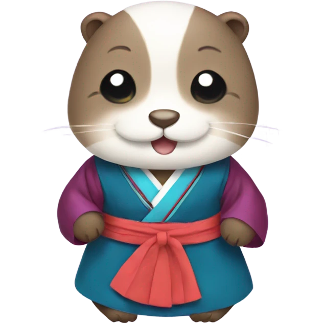 Hanbok otter emoji