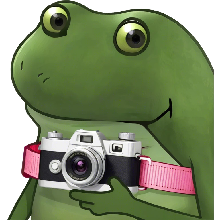 Pink camera emoji