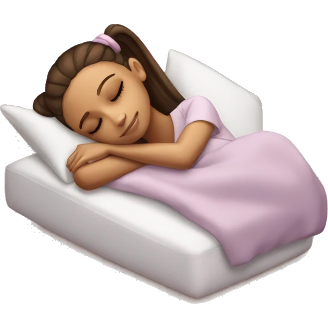 Ariana Grande sleeping emoji